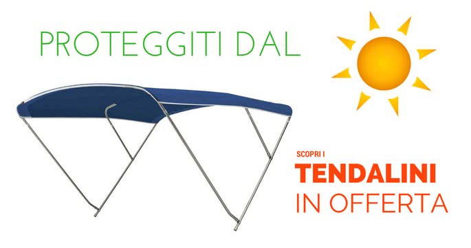 Tendalini per barche in offerta