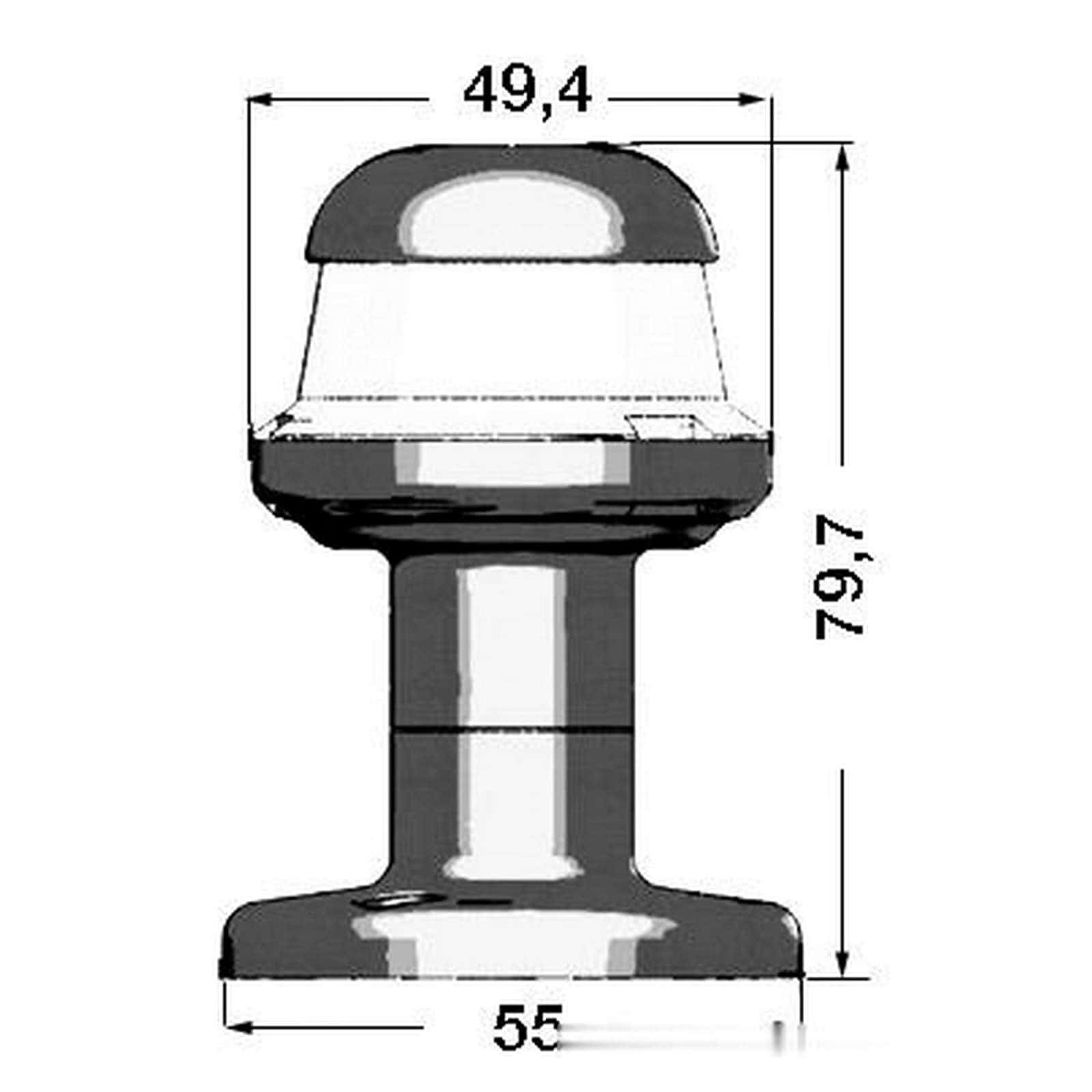 Orions LedNavigation Light 360 ° White 1 PC Osculati 11.131.02 1113102 eBay