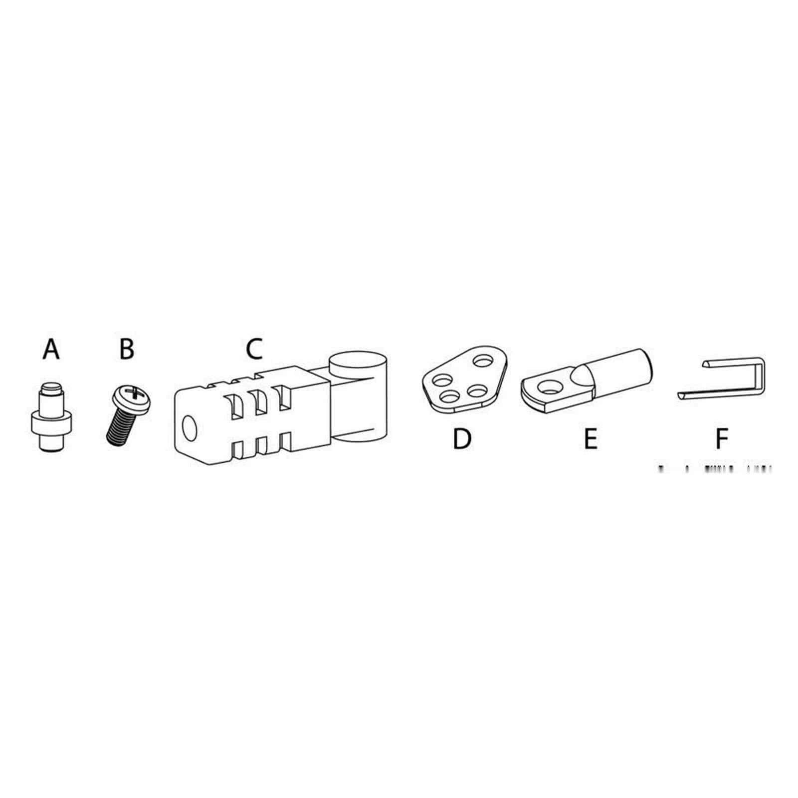 Kit for cable connection K67 - 1 PC - 45.100.16 - 4510016