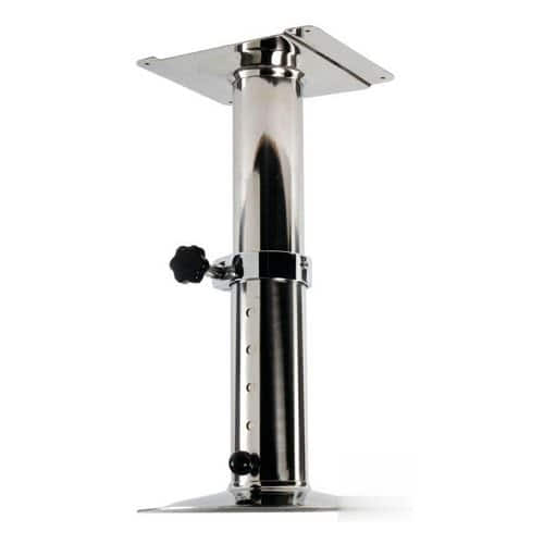 Base per gambe da tavolo per camper e barche, design rotondo a incasso in alluminio
